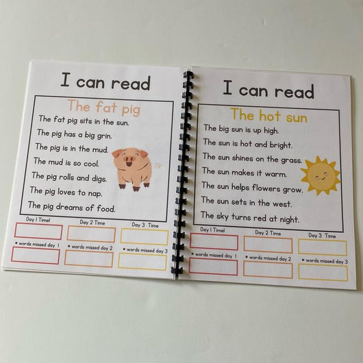 Beginning Reader Fluency Stores
