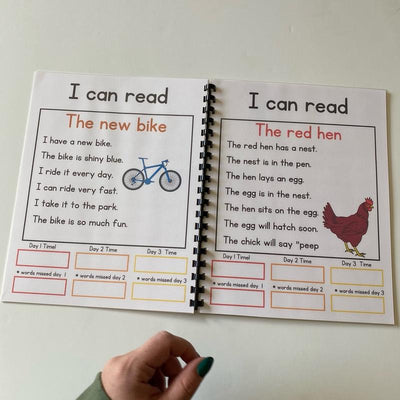 Beginning Reader Fluency Stores