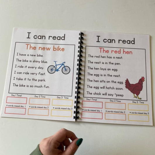 Beginning Reader Fluency Stores