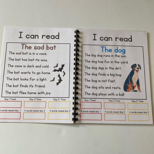 Beginning Reader Fluency Stores